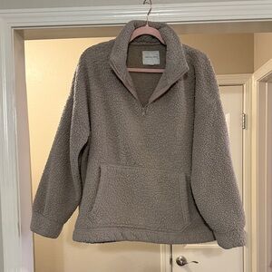 American Eagle Outfitters Tan Sherpa Jacket